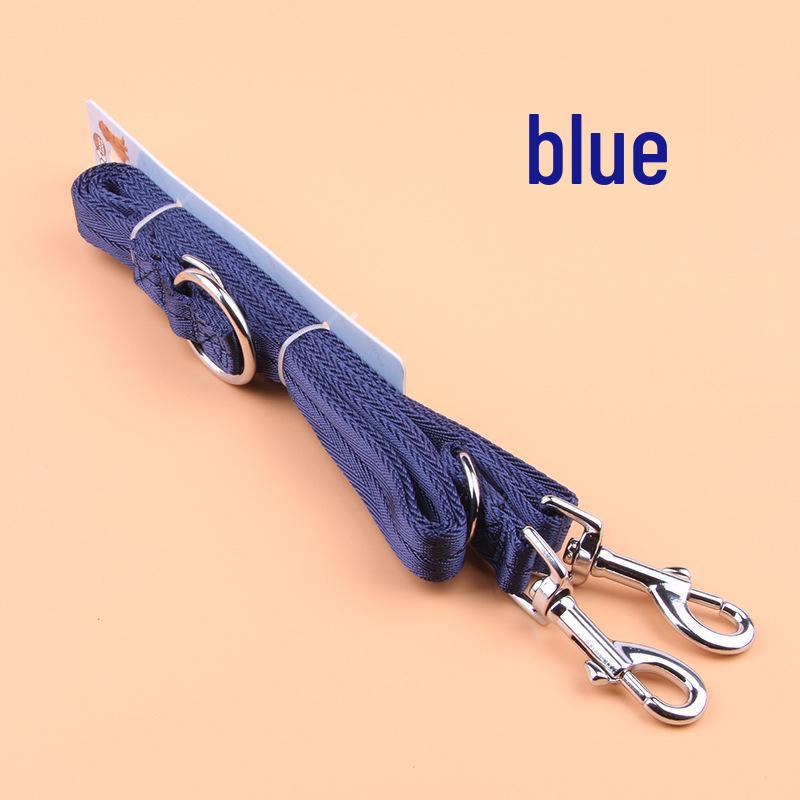 

Двуглазовый нейлоновый поводок для собаки - Веревка для питомца два-в-одном для выгула двух собак 190×1.5 cm, 0.1 kg