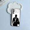 C-CR-7-Ronaldo Black Soft Silicone Phone Case for Samsung S25, S24, S21, S22, S23, S30, Ultra, S20, Plus, FE, Lite