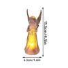 4Pcs Clear Angel LED Night Lamp Cartoon Bedsides Ornaments Creating Warm Ambients Lighting