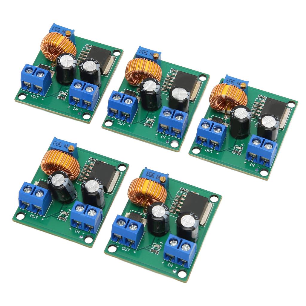 5 Stück Leistungsmodulplatine DC 3V 5V 12V zu DC 19V 24V 30V 36V Einstellbares Aufwärtsspannungsstabilisierungs-Netzteilmodul
