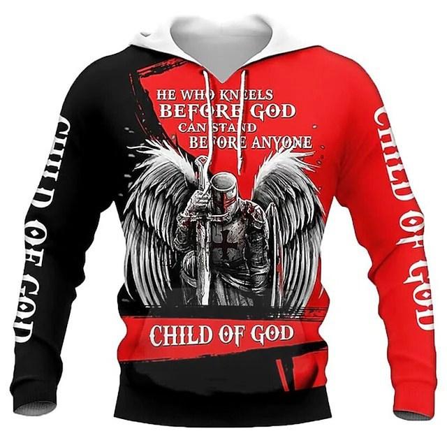 Vzor Vikings Podzim Pánské mikiny s kapucí Viking Mythology Potisk Unisex Pulovr Street Punk Bundy pro volný čas Kabát