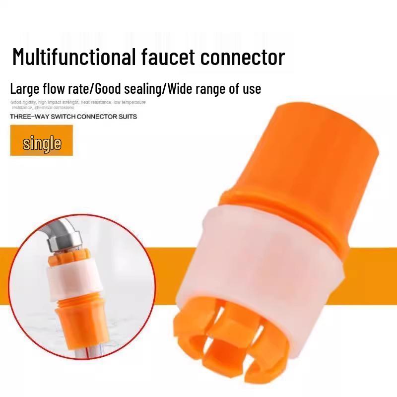 Manguera de Extensión de Doble Conector para Cocina, Jardinería y Lavado de Coches