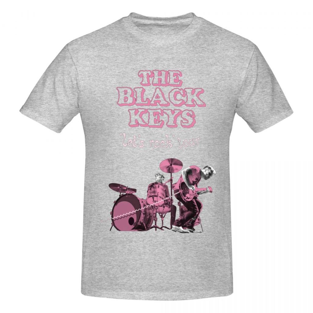 Unisex The Black Keys Trendy T Shirt Streetwear O-neck Cotton Tshirt