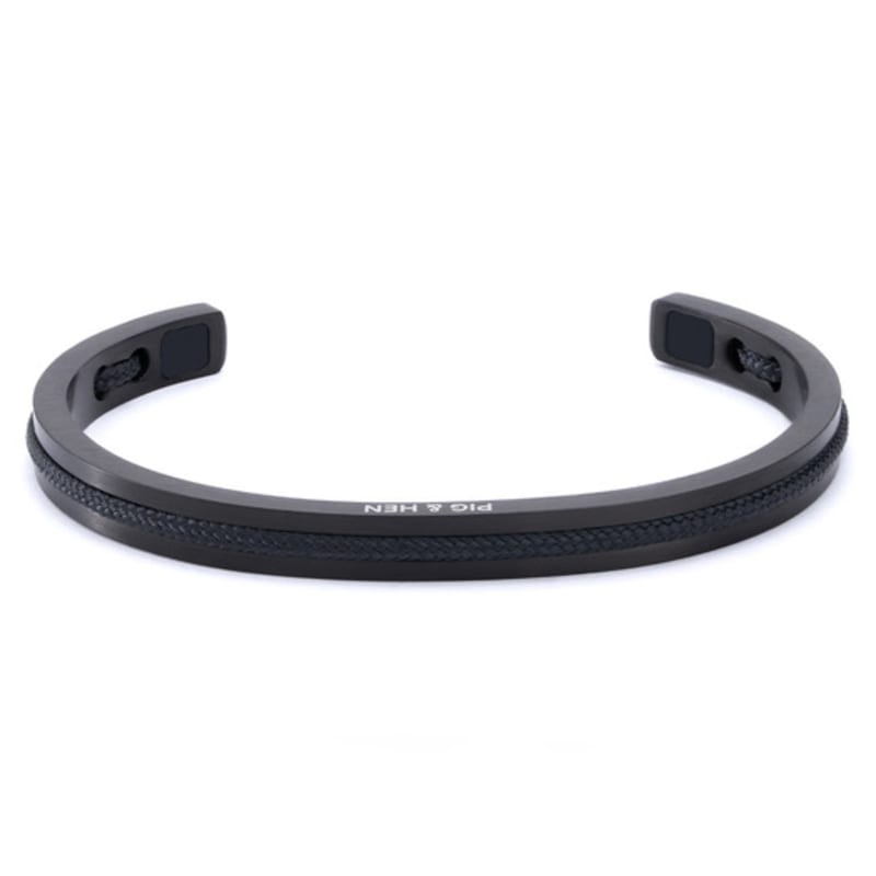 

PIG & HEN Nabak 6 Bracelet - Black X Black ML