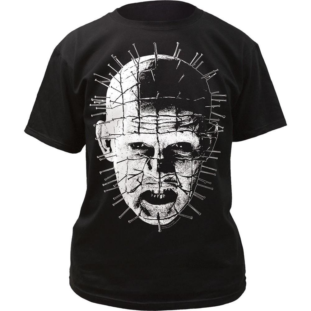 Hellraiser Distressed Pinhead Mens T Shirt Classic Horror Movie Tee New Black Unisex T-Shirt S