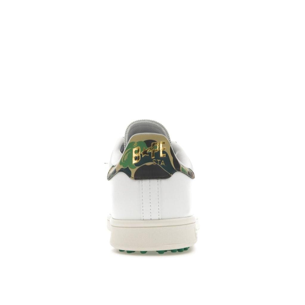 Adidas BAPE X Stan Smith Golf 30th Anniversary Unisex Sneakers White Cloud-White Green IG5916