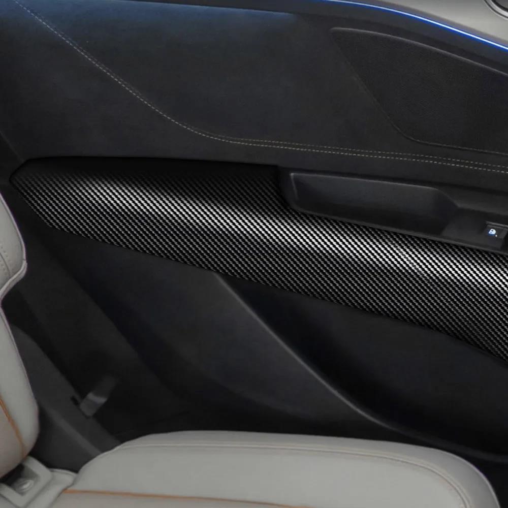 1/2pcs Carbon Fiber Automotive Adhesive Tape Roll Matte Black Protective Car Film Self-Adhesive Film 3D Car Film AccessoriesPinstriping Tape 3
