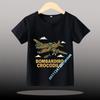 Children Unisex T-shirt Girl Boy Italian Brainrot Animals Kids Tung Tung Tung Sahur Short Sleeve Funny Meme Tee Summer Clothing