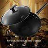 SUPOR 34cm Uncoated Titanium Iron Non-stick Stir-fry Wok