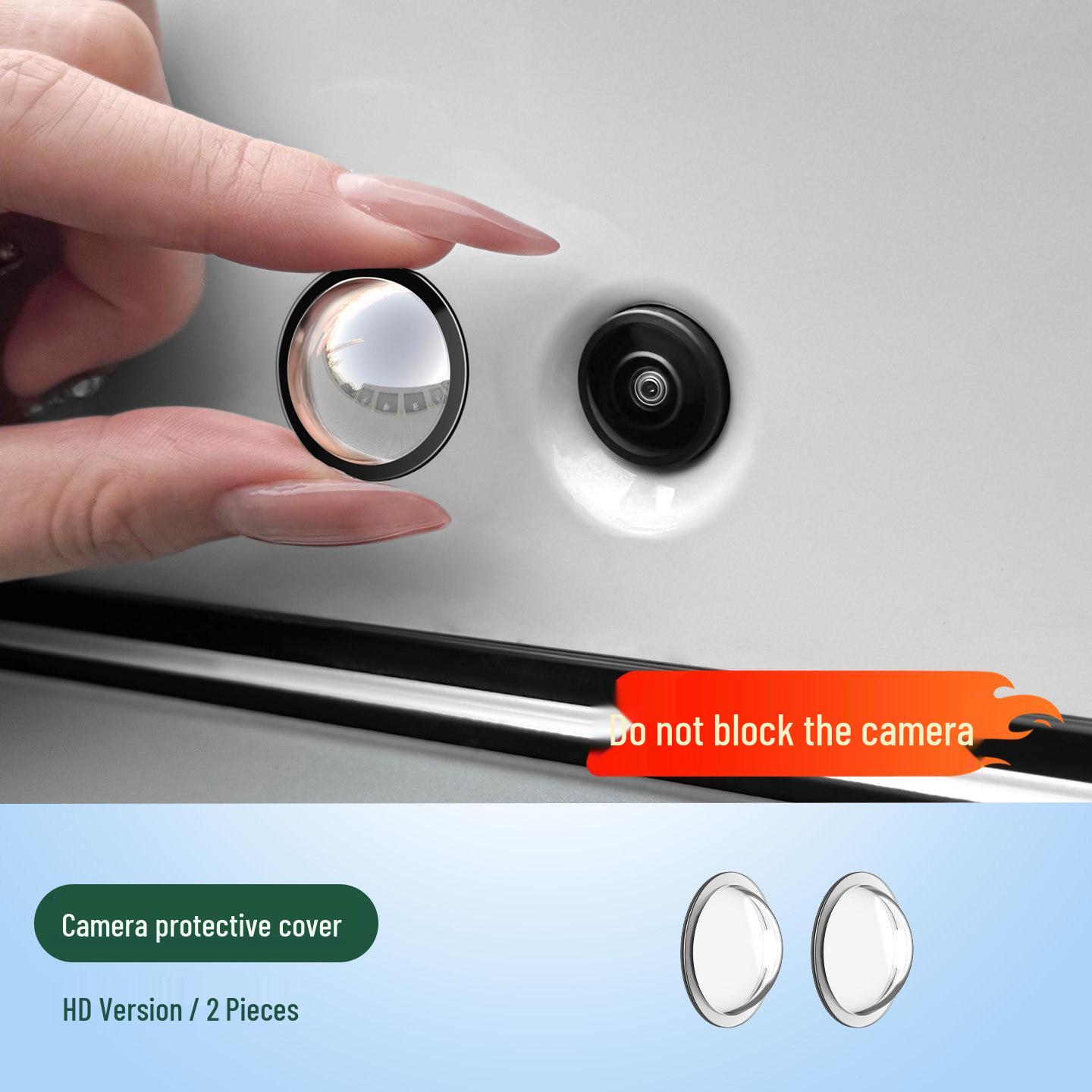 

Universal Car Camera Protective Cover - 360° Reversing Lens Guard Against Sand and Stone Damage