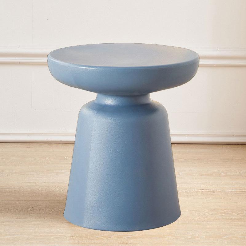 Household Plastic Circular Coffee Table Living Room Small-sized Side Table Balcony Modern and Minimalist Coffee Table