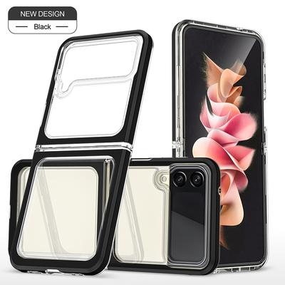 Anti-Scratch Fashion Clear Cover Case für Samsung Galaxy Z Flip3 Flip 4 Flip4 5g Flip 3 Drop Schutz Handy Fällen