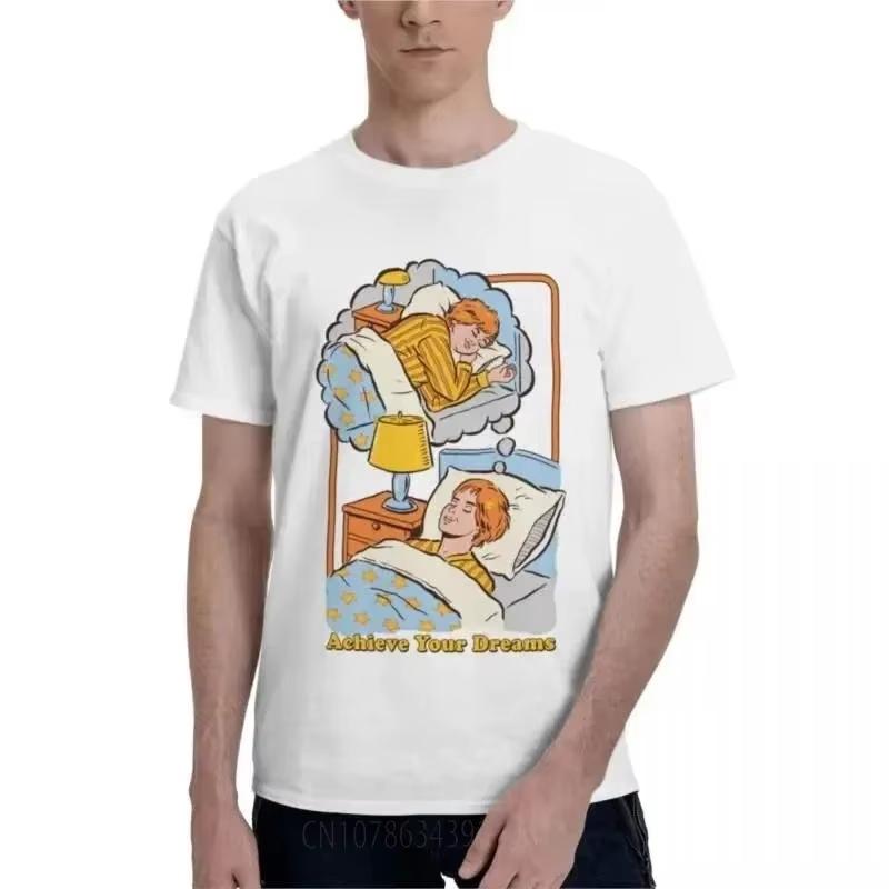 Men Clothingcustom Harajuku Summer Men Achieve Your Dreams Classic Mens Workout Shirts T Shirts Men Male Top Teeshirts S