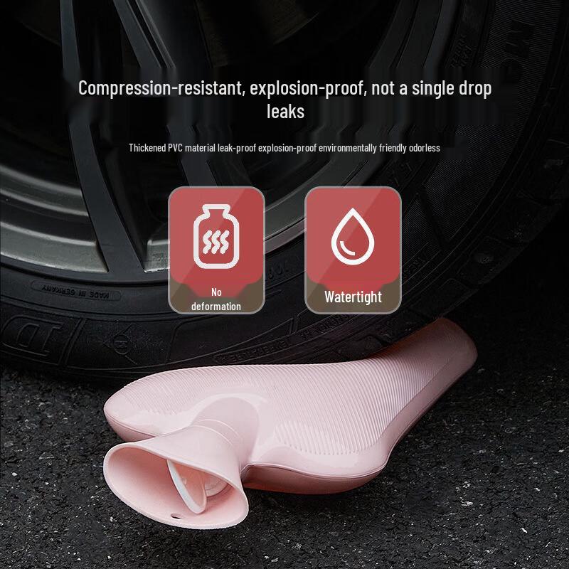 

SOTHING 2000ml PVC Hot Water Bottle with Flannel Cover