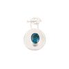 Apatite Gemstone 925 Stamped Silver Handmade Pendant 1.4" For Mother's Day Gift PP-57-7