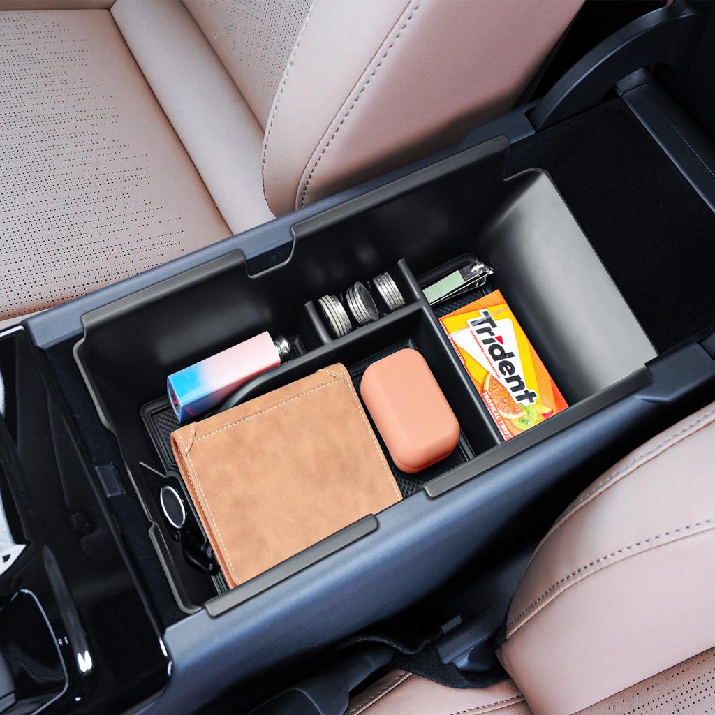 For 2025 Toyota Camry LE/SE/XLE/XSE Center Console Armrest Storage Box ABS Car Storage Center Console Tray Organizer Accessories