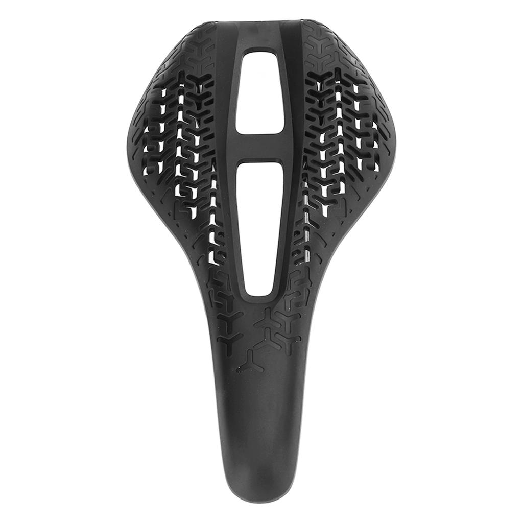 Siodło rowerowe szosowe czarne puste aerodynamiczne trwałe metalowe antypoślizgowe o wysokiej wytrzymałości siedzisko rowerowe dla