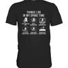 Mountainbike Things I Do In My Spare Time Mtb T Shirt Mountainbiken Fahrrad Premium Vintage Washed Stylish Unisex Versatile