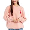 MLB Sweatshirts Unisex Pink Crew Neck Moderate Regular 3AMTH0426-43COL