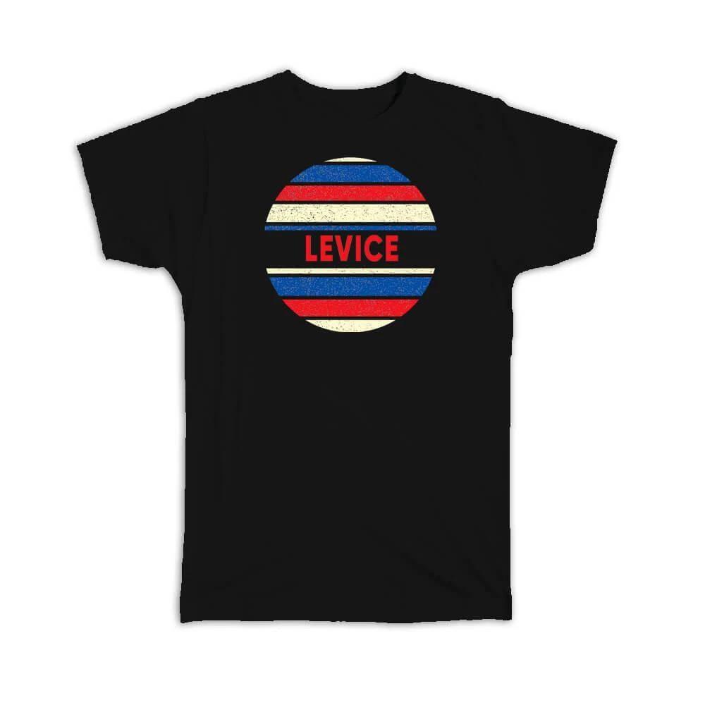 Gift T-Shirt : Levice Slovakia Slovak Distressed Slavic Retro Expat Vintage Flag XL