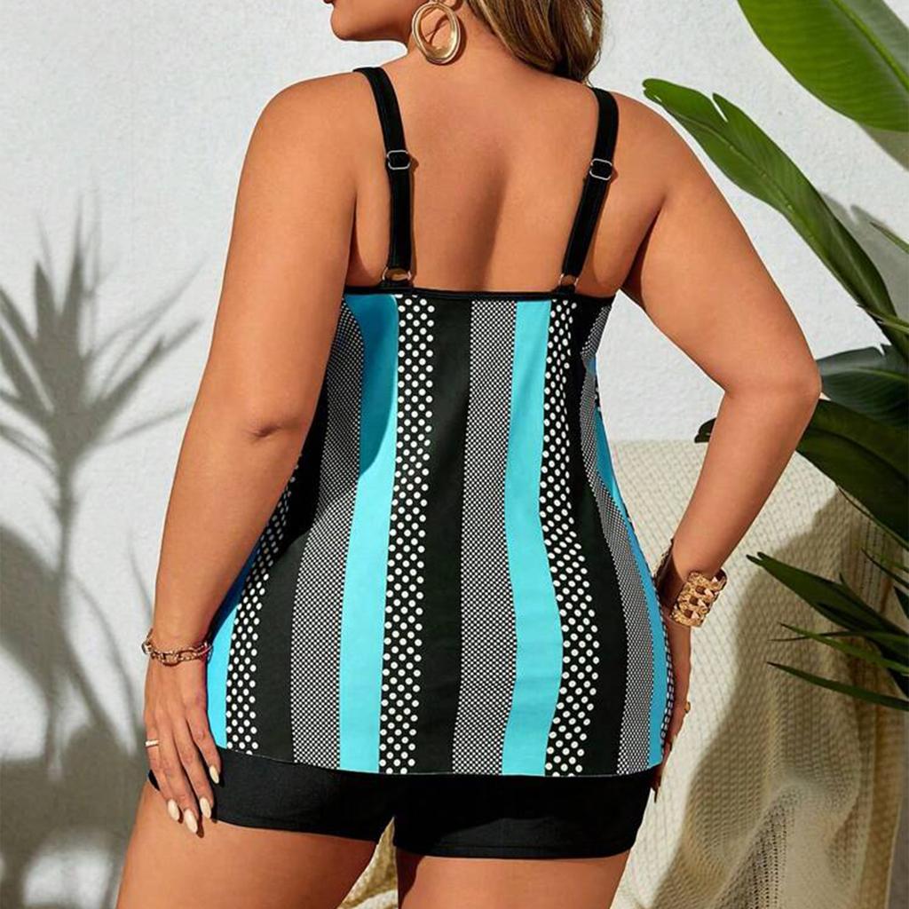 Women's Two-Piece Bikini Set Plus Size Split Swimsuit