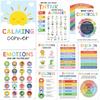 The New High-value Calm Corner Classroom Poster Student Emotional Roulette and Emotional Poster Mental Health Wall Decoration