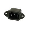 Male Socket - Sweeta - 6a/250v - Black - Plastic - Sold Individually