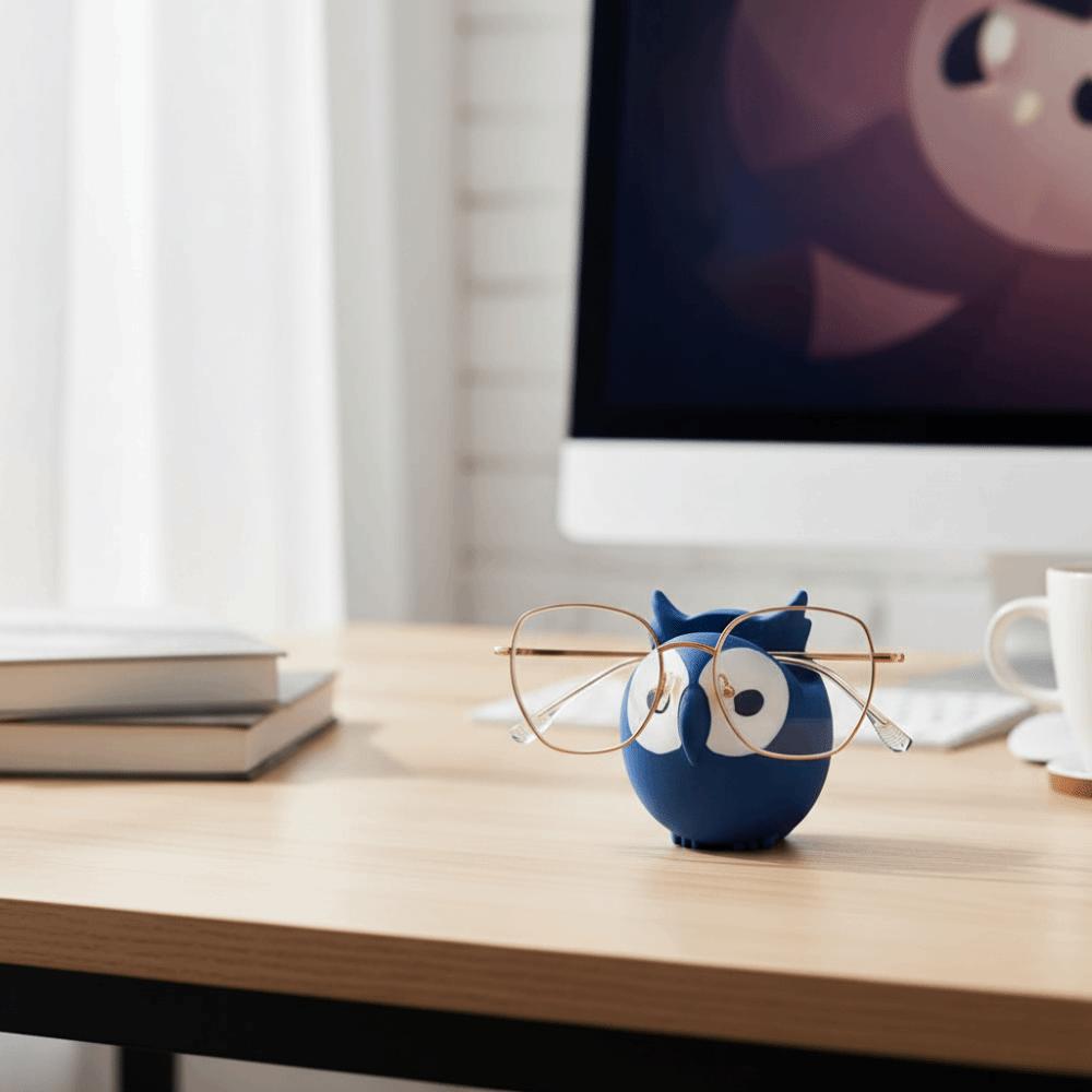 Cute Eyewear Display Rack 3D Printed Pig Glasses Stand Creative Cat Eyeglass Holder  Students