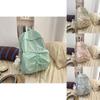 College Style Girls Backpack Summer Nylon Minimalist Design Casual Daypack With Comfortable Shoulder Straps