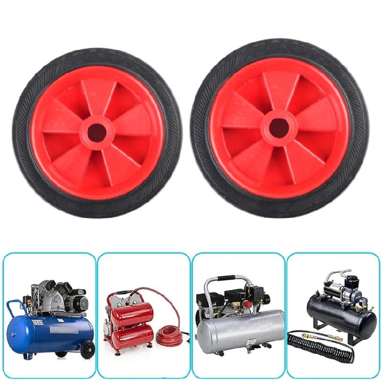 Quiet Rolling Vibration Resistant Replacement Wheel Suitable For Air Compressors Heavy Duty Plastic Casters 5inch/6inch