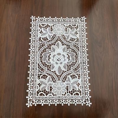 Classica Lace Embroidery Tablecloth Tea Table Mat TV Cabinet Cover Cloth Bedroom Study Living Room Decoration Home Decoration