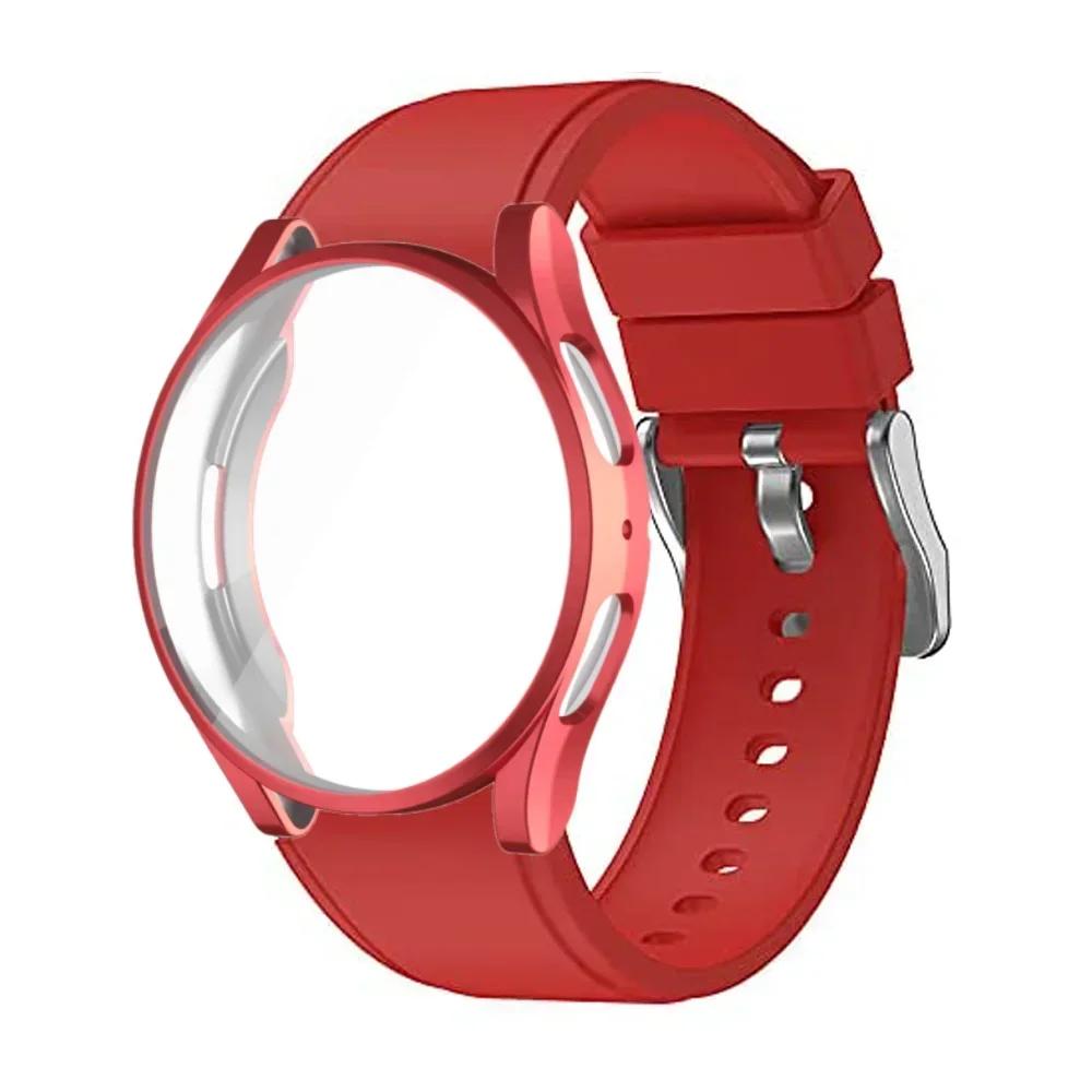 Case+Band for Samsung Galaxy Watch 4/5/6 40mm 44mm Protective Soft TPU Cover+Bracelet for Galaxy Watch 6 Classic 43mm 47mm Strap