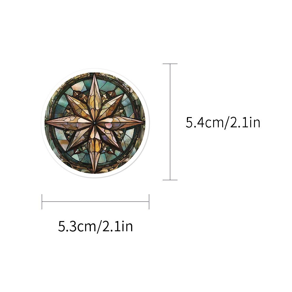 10/30/50pcs Gothic Glass Style Tarot Card Stickers  Graffiti Decals Water Bottle Phone Guitar Cool Sticker Packing