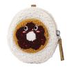 Mini Round Coin Purse Plush Small Pouch Cute Zipper Pouch Compact Change Purse