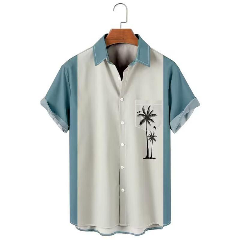 2026 Men’s Fashion Trend Hawaiian Short Sleeve Shirts for Trendy Men