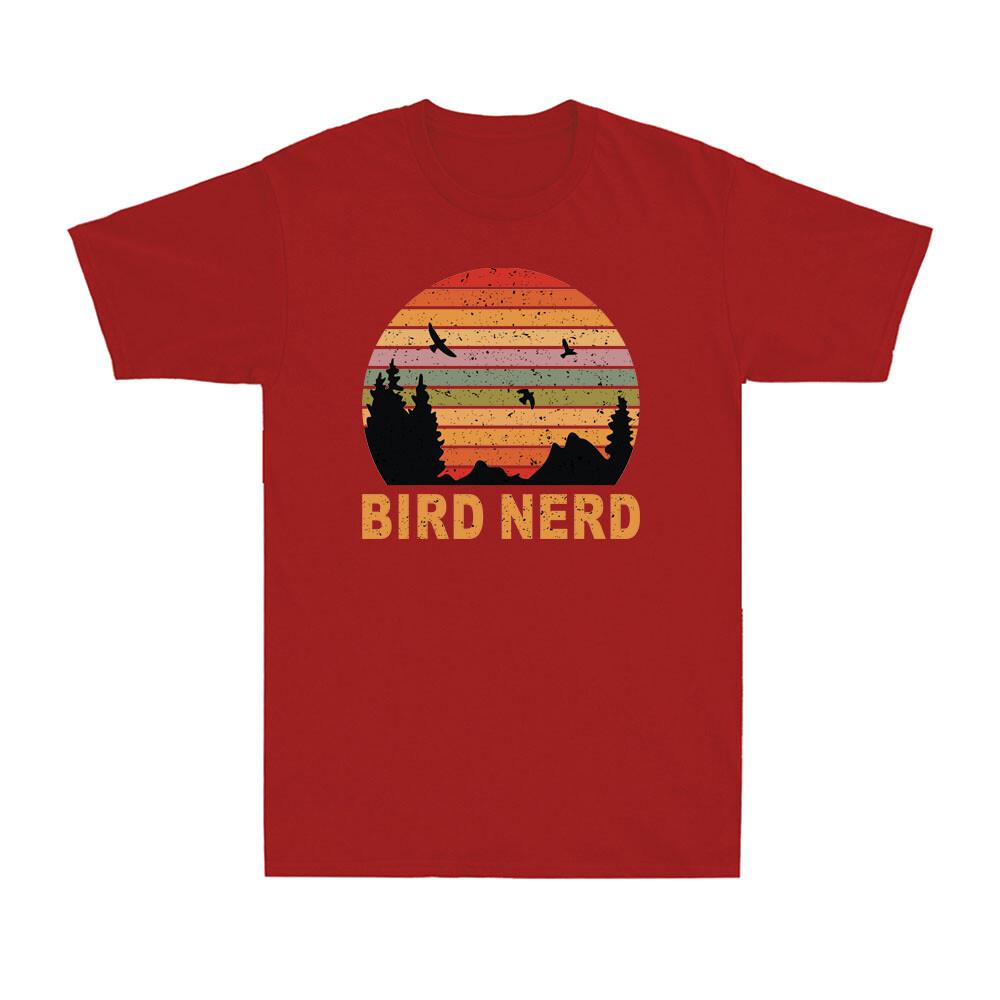 Retro Birding Bird Watching Nerd Bird Watcher Sunset Vintage Unisexs TShirt