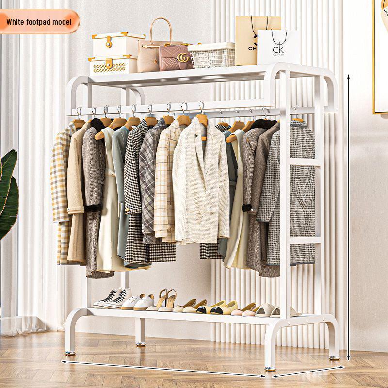 Vertical Clothes Drying & Coat Rack for Balcony or Bedroom