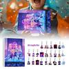Kpop Demon Hunters Christmas Countdown Calendar With Acrylic Keychain Car Decor Gifts For Fans