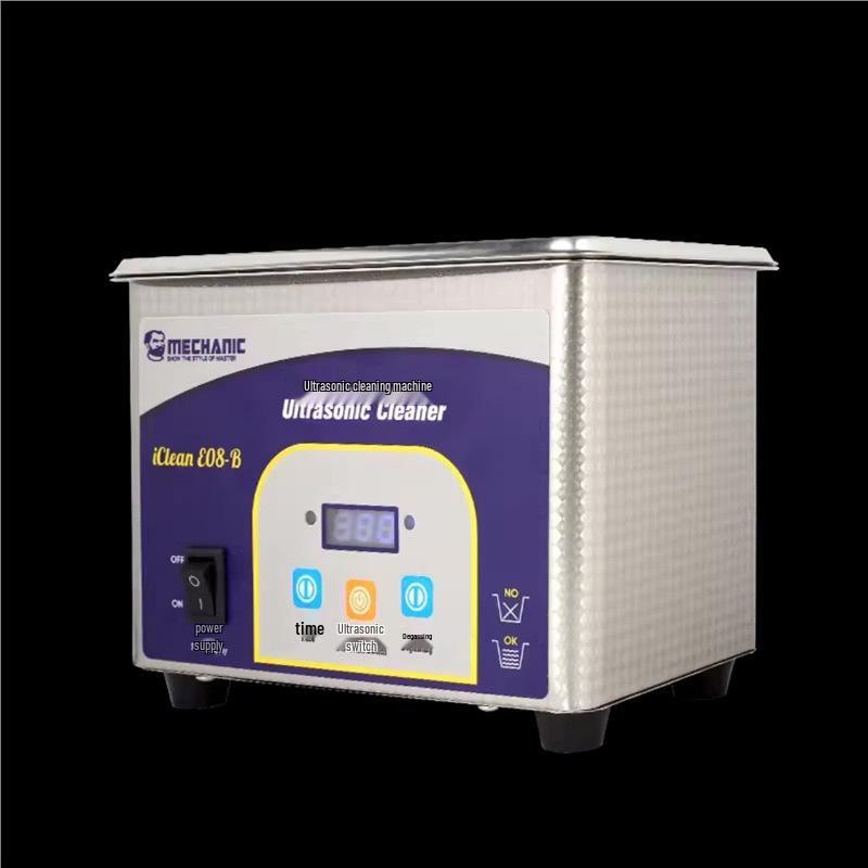 Ultrasonic Cleaner E08 for Glasses, Phones, Watches, and Motherboards