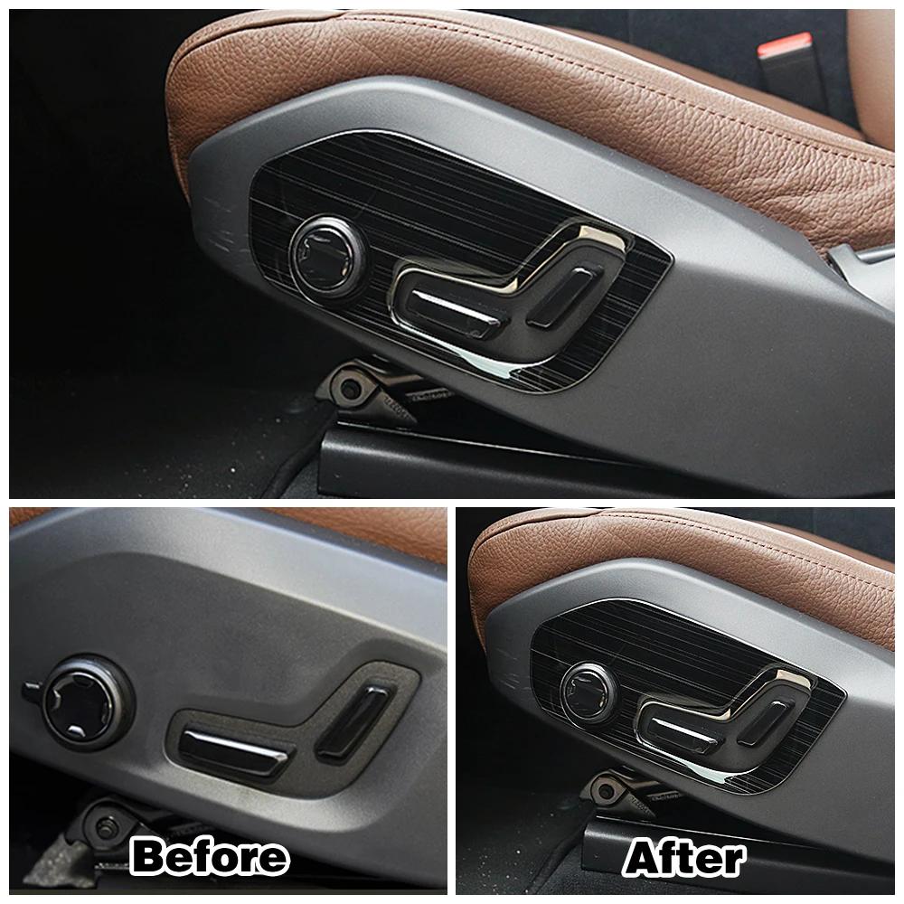 For Volvo XC60 2018-2024 Car Interior Door Handle Trim Window Lift Switch Panel Audio Speaker Sound Ring Water Cup Holder Frame