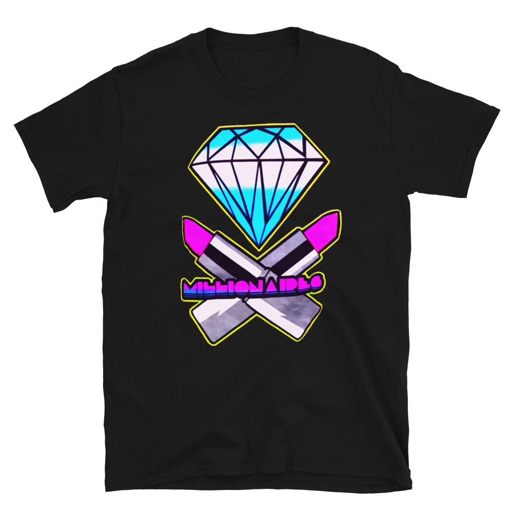MILLIONAIRES Lipsticks and Diamond MySpace era Scene Queens Band T-Shirt XXXL