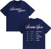 2026 Singer Double Sided Letters Print High Quality Fashion Short Comfortable and Loose Unisexs and WOMENs Tshirts