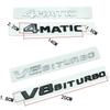 cflhmg1 2025 Hot 3D ABS Car Rear Trunk Letter Emblem Badge Decals Sticker For Mercedes Benz GLC X253 GLC260 GLC300e GLC350d GLC200 4MATI