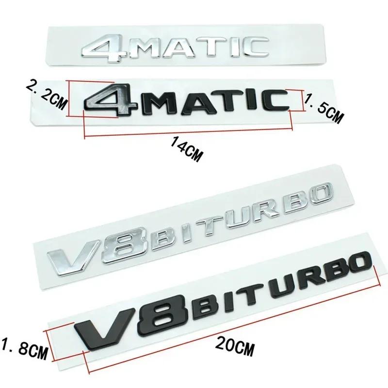 cflhmg1 2025 Hot 3D ABS Car Rear Trunk Letter Emblem Badge Decals Sticker For Mercedes Benz GLC X253 GLC260 GLC300e GLC350d GLC200 4MATI