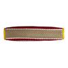 GUCCI Fabric With Leather Clutch Womens Yellow Red