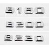 3D Car Tail Box Number Stickers for Mercedes Benz B Class B35 B45 B63 B180 B200 B220 B250 B260 B300 Rear Trunk Emblems Bagde