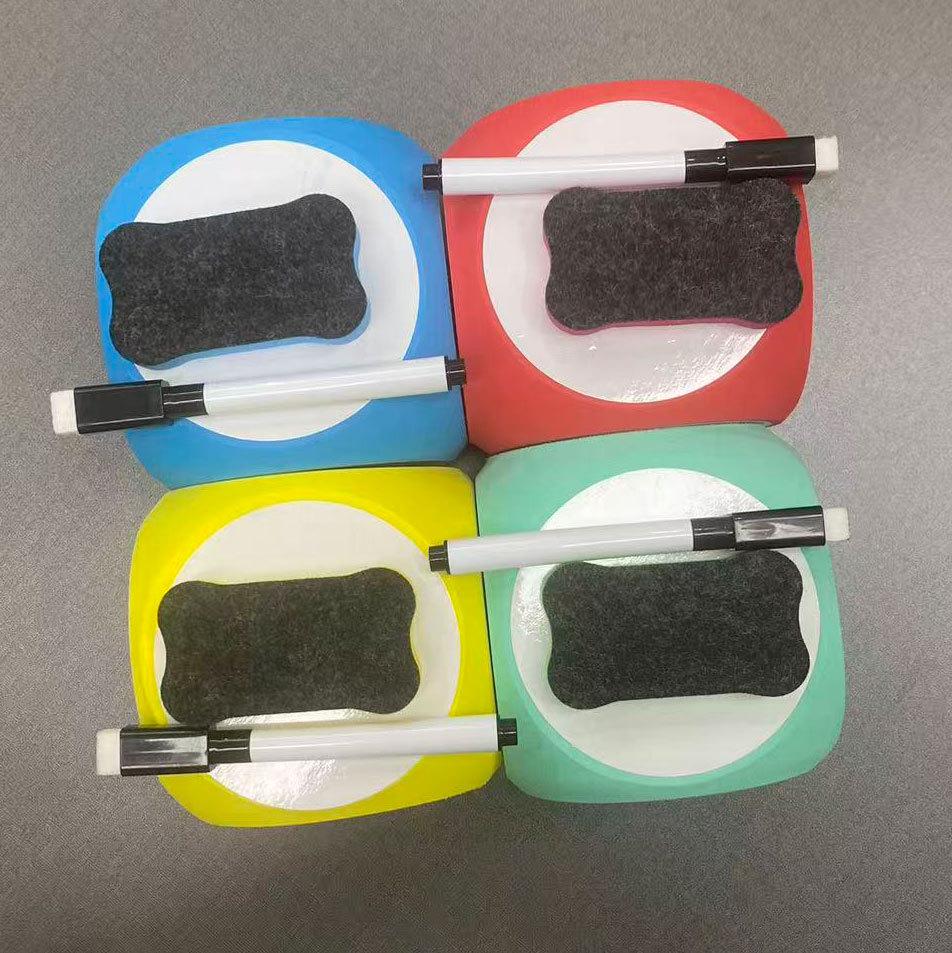 EVA Erasable Dice: Educational Toy with Rounded Corners and Stickers for Classroom Use