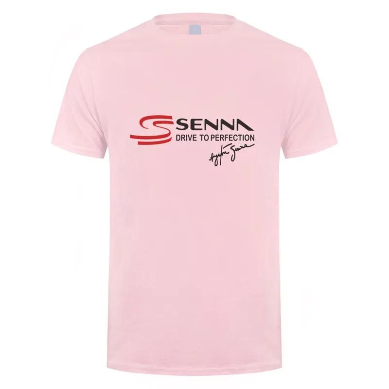 Ayrton Senna Pánské tričko s krátkým rukávem bavlněné Senna Drive To Perfection tričko top trička trička