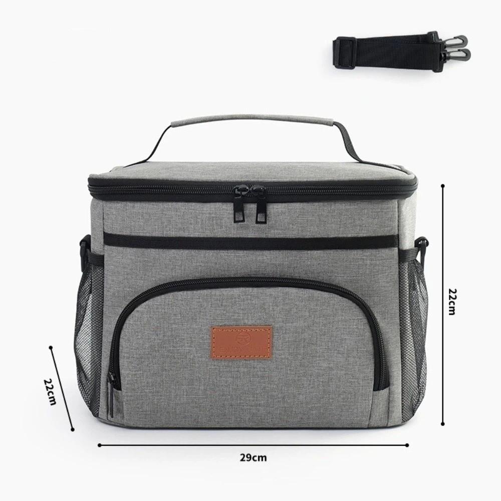 New Double Layer Insulated Thermal Bag Waterproof Large Capacity Lunch Box Multifunction durable handle Picnic Storage Bag