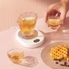 Oval Shaped Thermostatic Coaster Intelligent Electric Heating Cup Pad  Winter